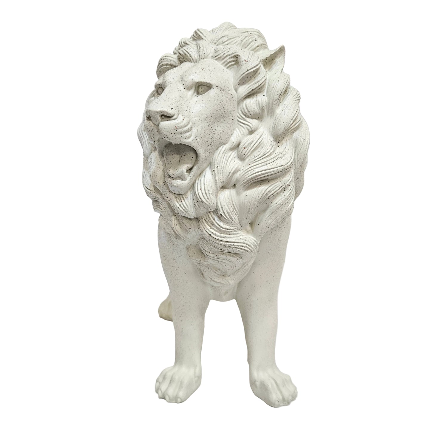 Standing guardian lion statue, which is a classic architectural and entryway accent pieces Showpiece Figurine