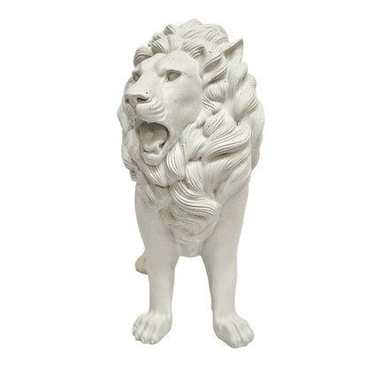 Standing guardian lion statue, which is a classic architectural and entryway accent pieces Showpiece Figurine