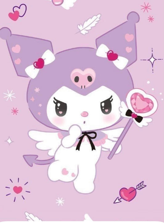 Kuromi note book adding a fun and unique touch to your writing experience. With 100 single-ruled pages, this notebook allows you to jot down all your thoughts and ideas in one place. Fuel your imagination and let the adventure begin!