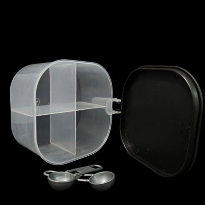 Flavio 4sections with Spoons Spice Container BPA Free
