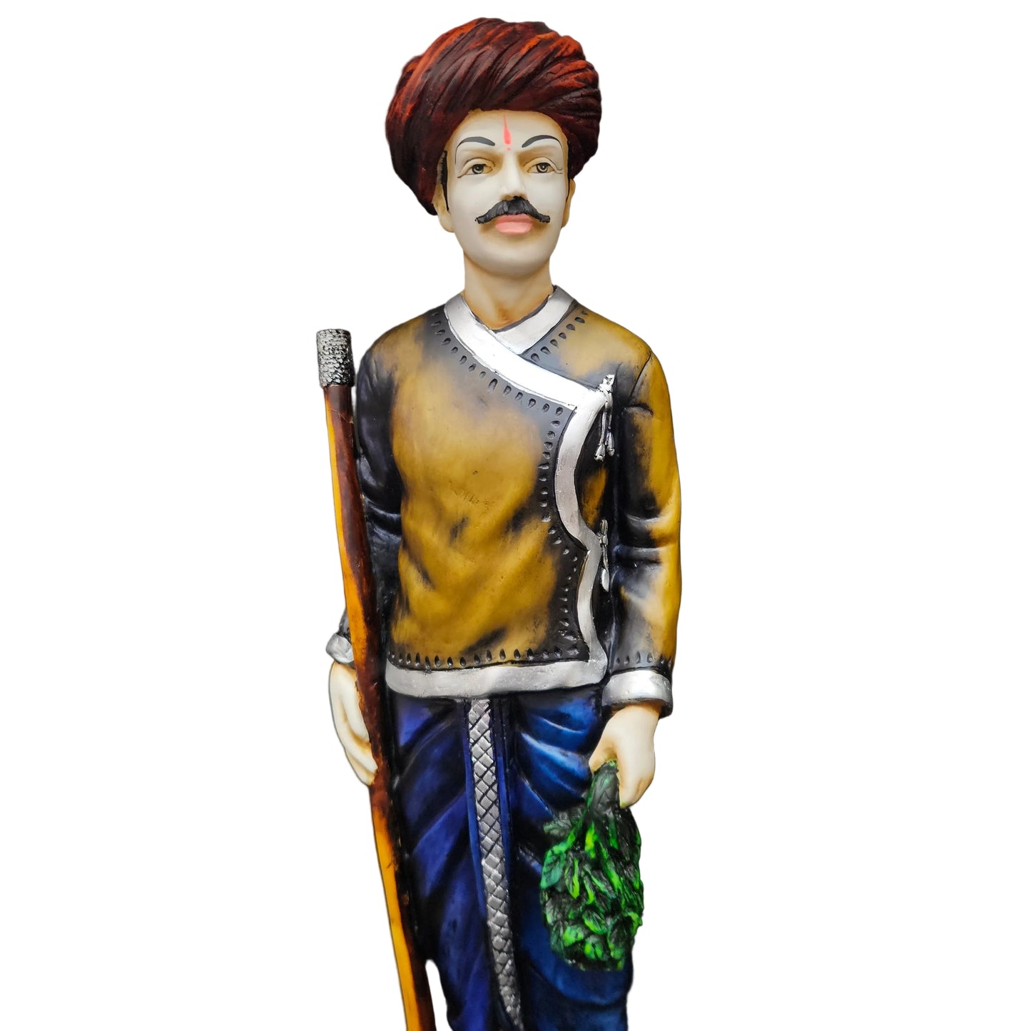 Rajasthani Traditional Man Polyresin Statue Showpiece Figurine for gifting & home Decor