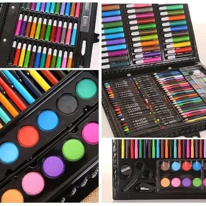 Crafty kids 150pcs art kit set for kids above 6 years old