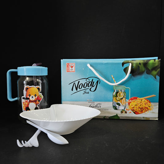 Shelly glassware Noody set 1+1 piece set it's the moments together that change us forever for kids return gifts