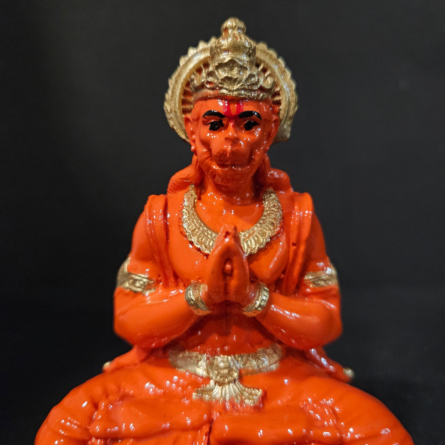 Lord Hanuman Sitting Bajrangbali Idol for Home Decor Statue Gift
