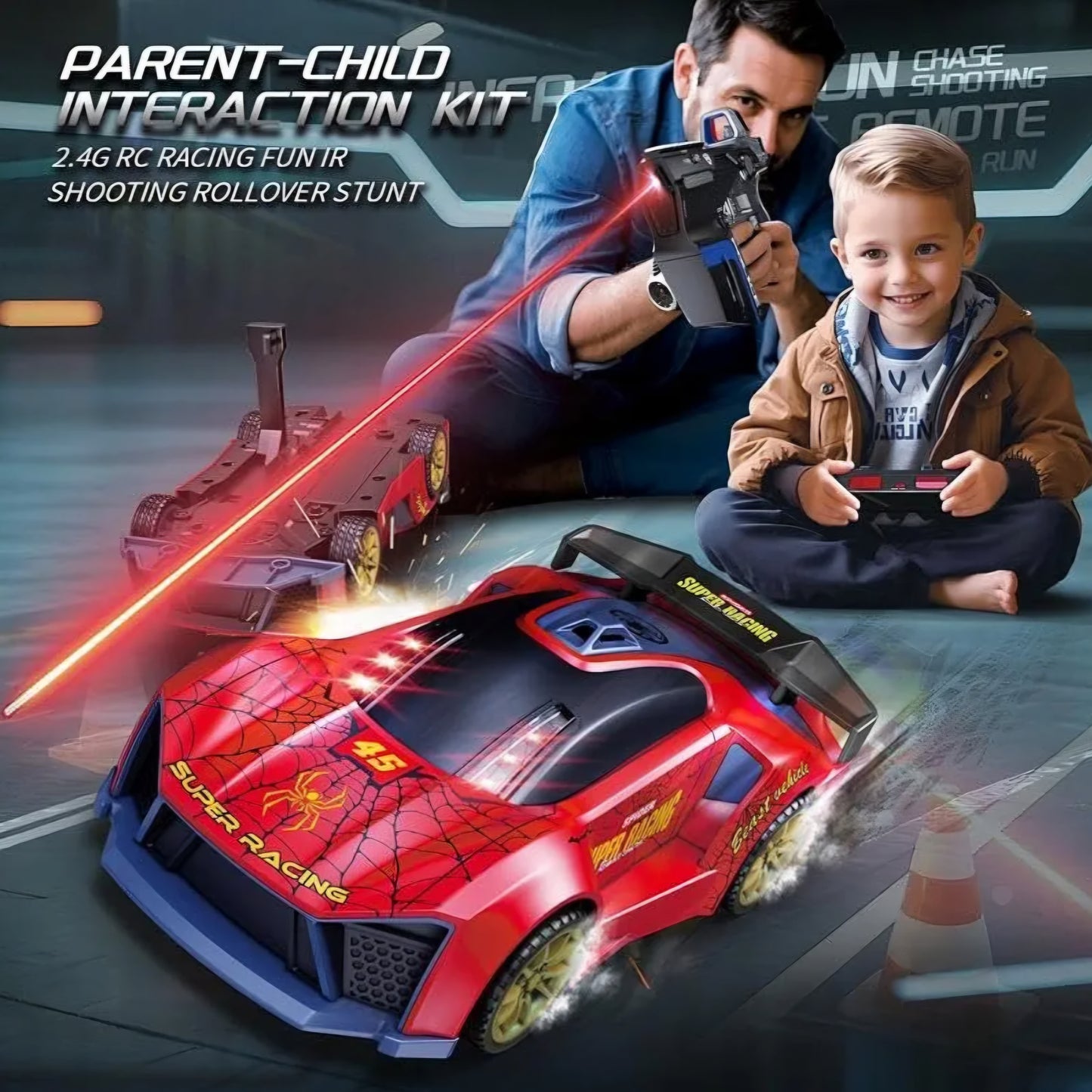 Police three in one remote Control car for kids above 6 years