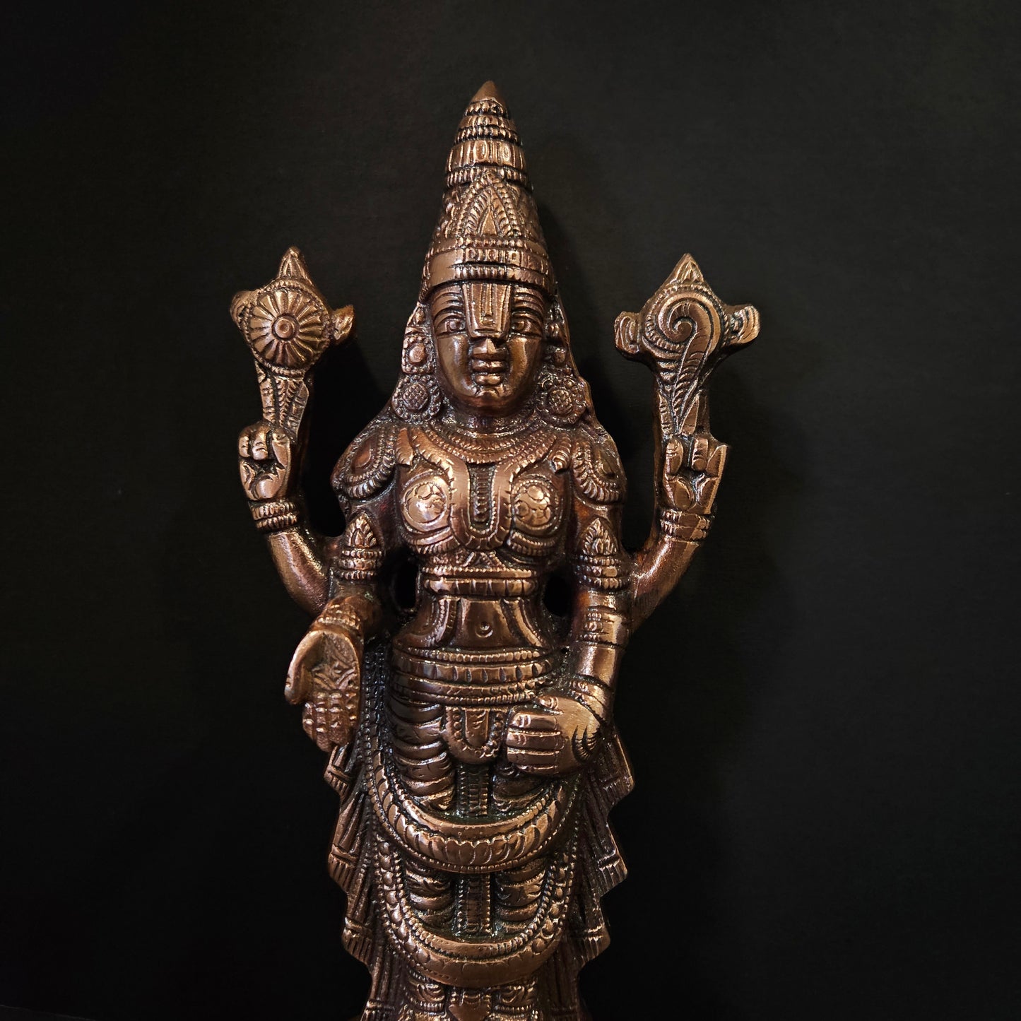 Lord Balaji Statue Tirupati Balaji/Shri Venkateswara Idol Murti - for Home & Wall Decor, Living Room, Office & Gifts