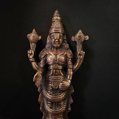 Lord Balaji Statue Tirupati Balaji/Shri Venkateswara Idol Murti - for Home & Wall Decor, Living Room, Office & Gifts