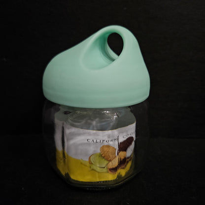 Cosmic glass jar with Lid crafted with perfection for Return gifts