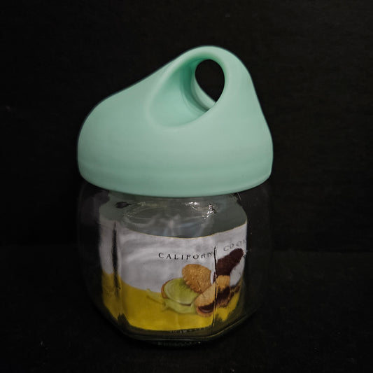 Cosmic glass jar with Lid crafted with perfection for Return gifts