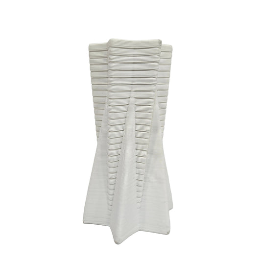 White Ceramic Modern Flower Vase Decorative Vase for Rustic Home Decor