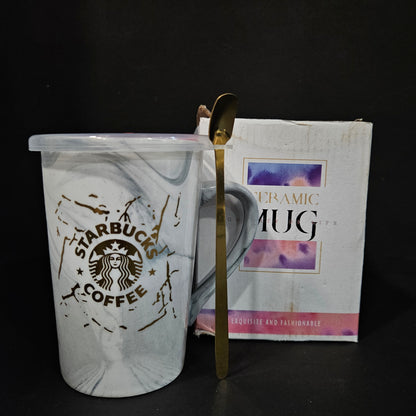 Starbucks Logo Printed Ceramic Coffee Mug
