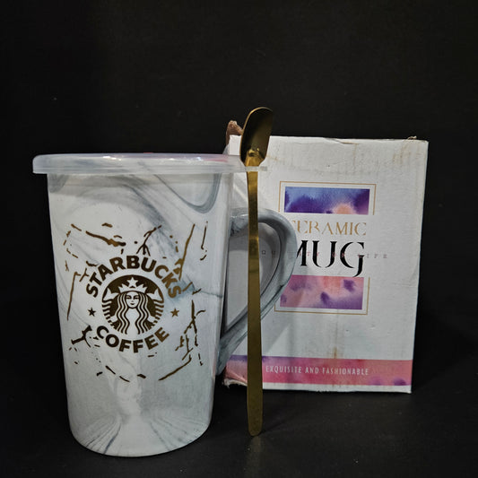Starbucks Logo Printed Ceramic Coffee Mug