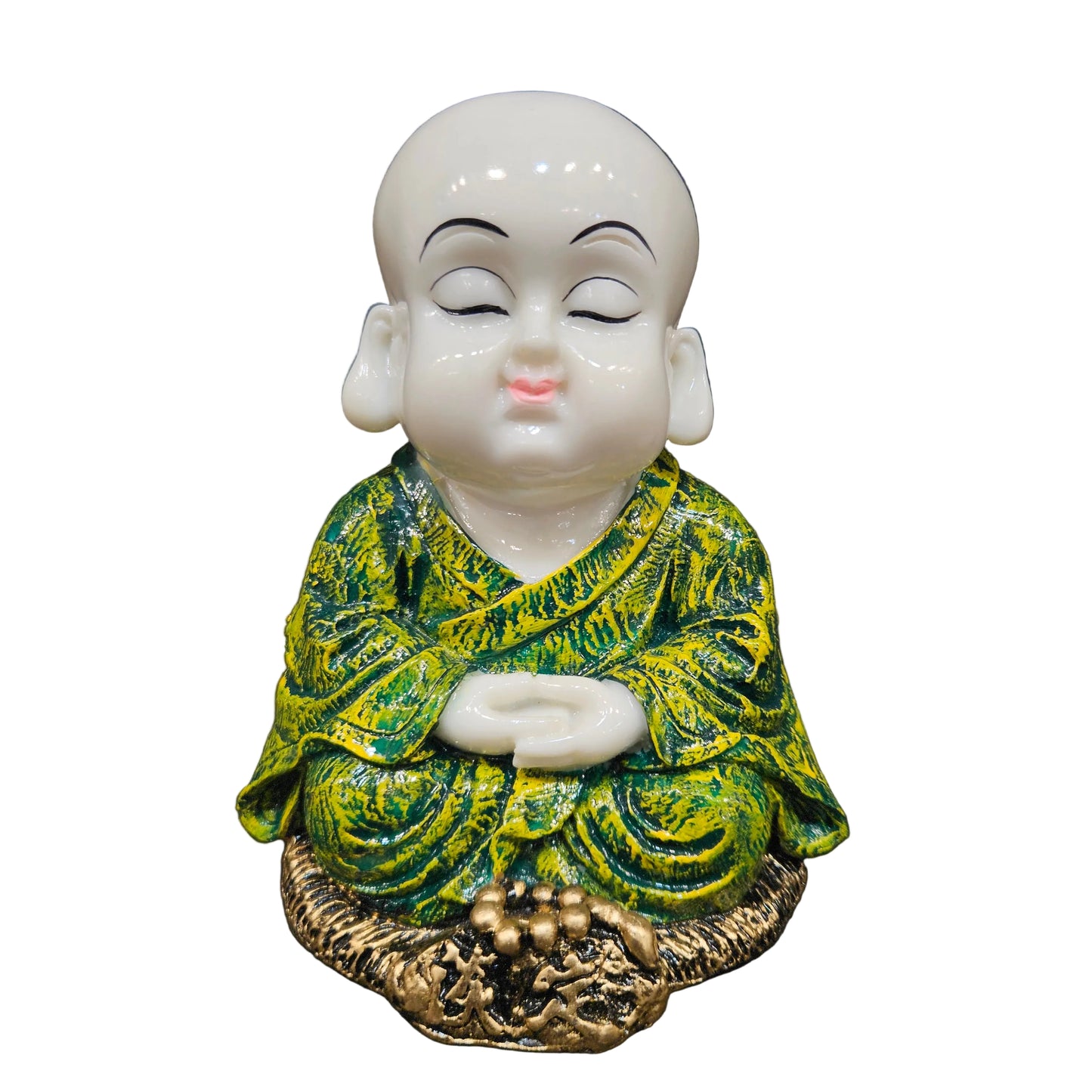 Marble Dust Polyresin small monk's 3pcs set Idol Statue Showpiece Figurine