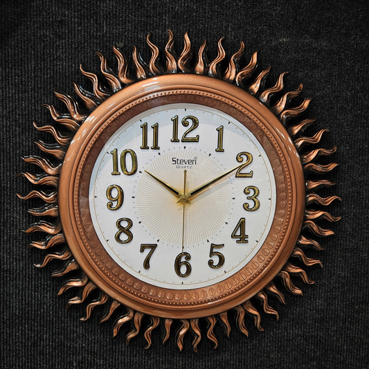 Classic Antique Silent Fancy Vintage Wall Clock for Home & Office