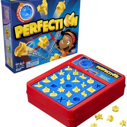 Perfection plus! Duel mode includes two set of shapes