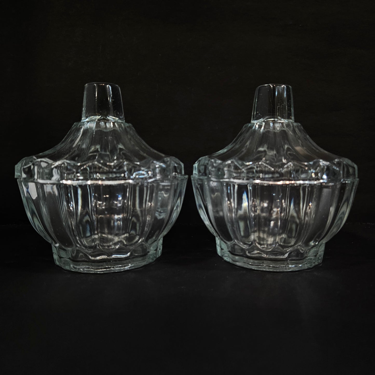 KitKat 2 pieces glass storage bowls with Lid for multi purpose usage & for Return gifting purpose