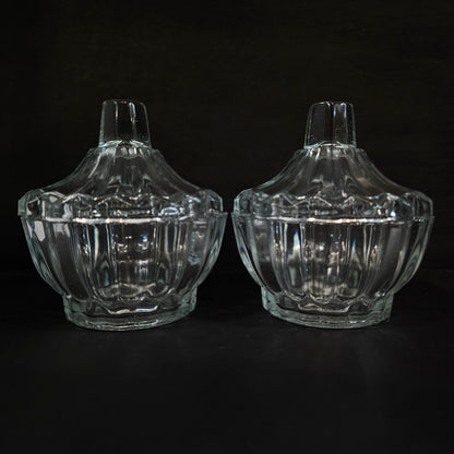 KitKat 2 pieces glass storage bowls with Lid for multi purpose usage & for Return gifting purpose
