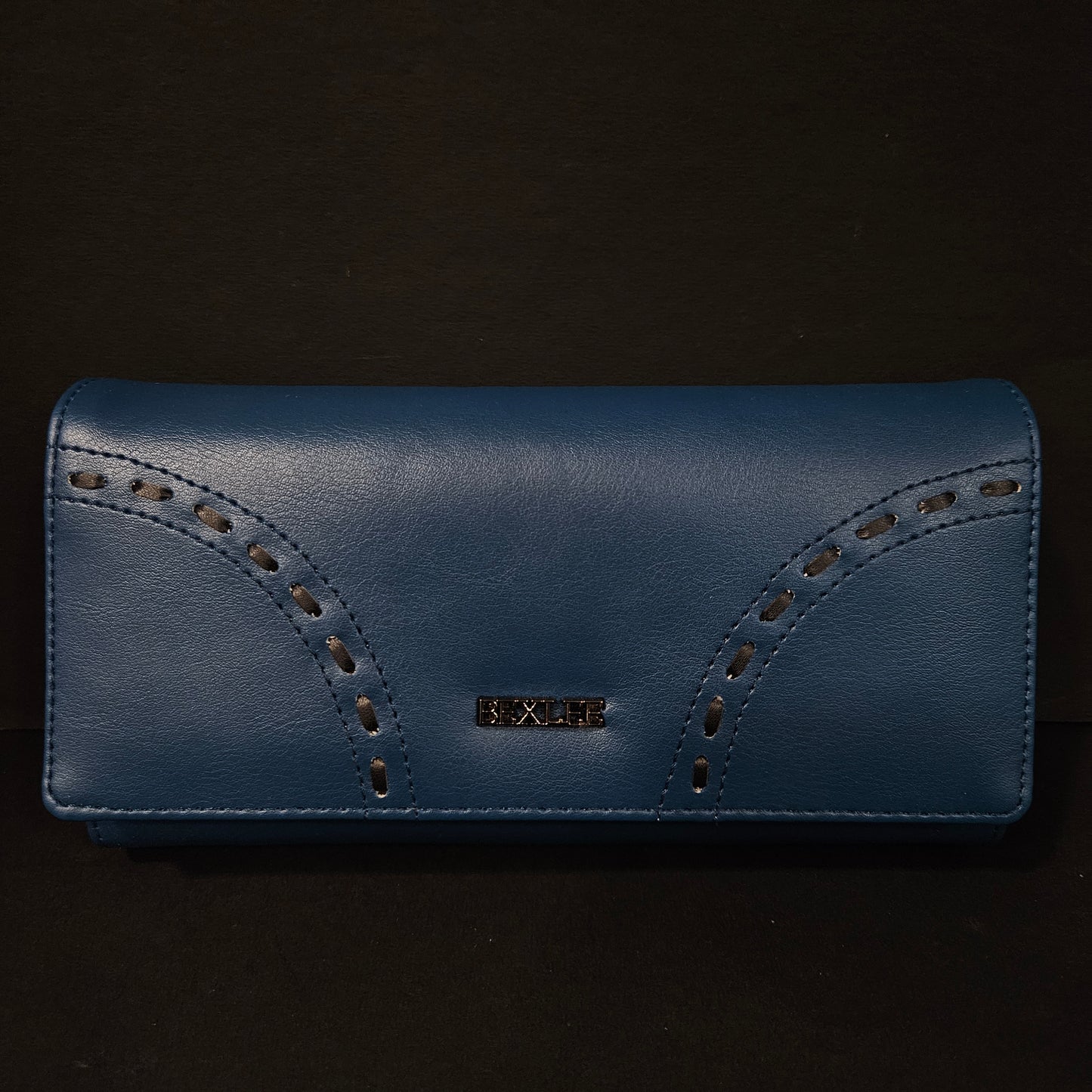 Leather Thin Slim Wallets for Women with magnetic Button