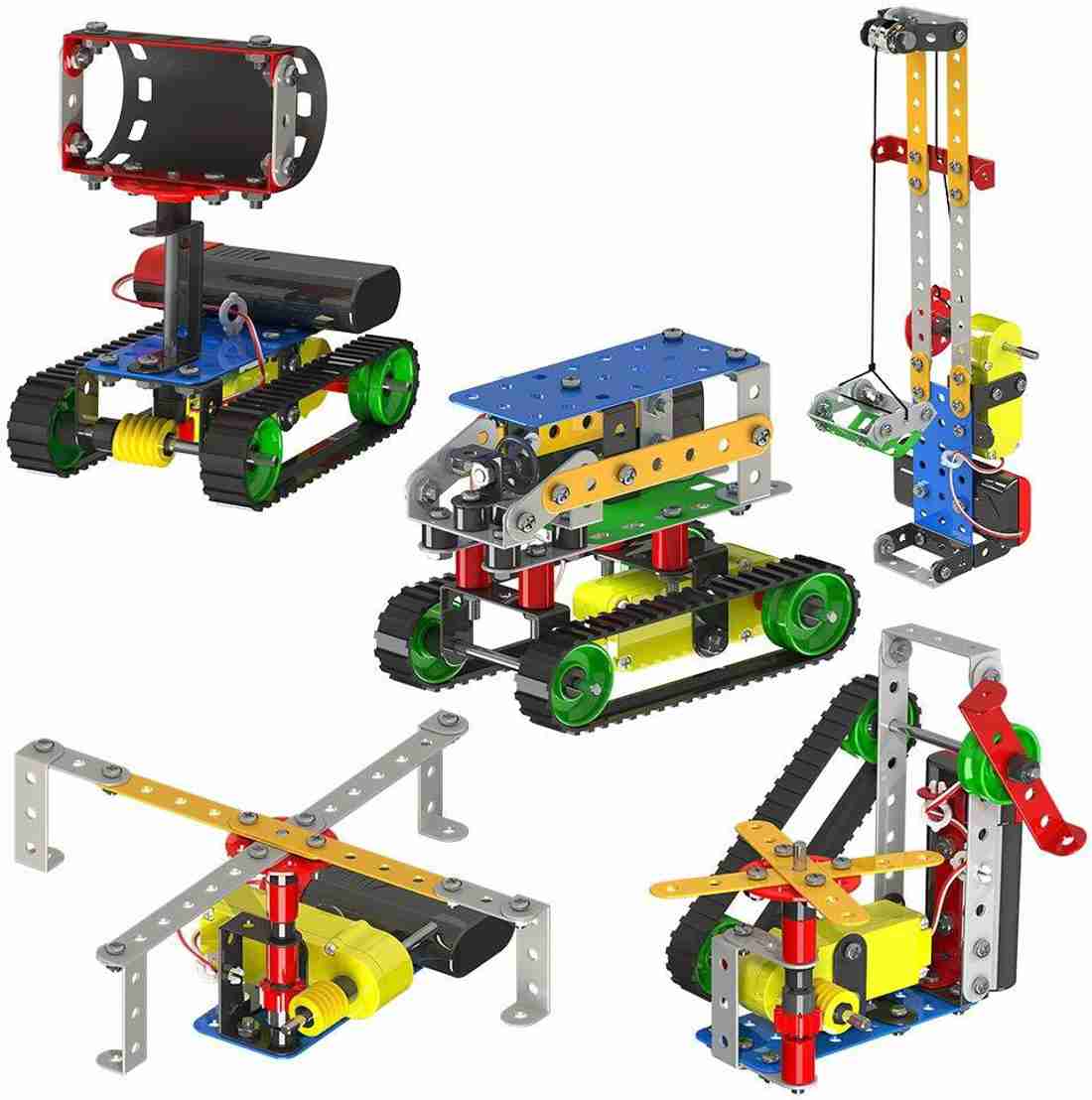 Mechanix engineering system for Creative kids with 8 Models 166 pieces for 8 years to 99 year old
