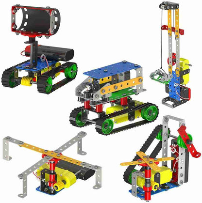 Mechanix engineering system for Creative kids with 8 Models 166 pieces for 8 years to 99 year old