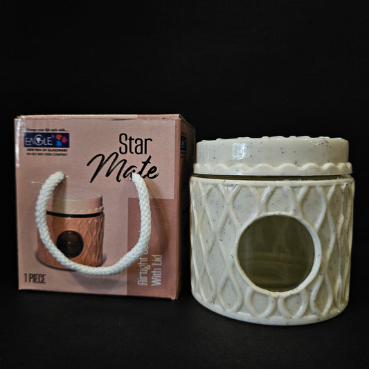 Star mate airtight storage container with Lid Storage jar for multi purpose & for Return gifting purpose