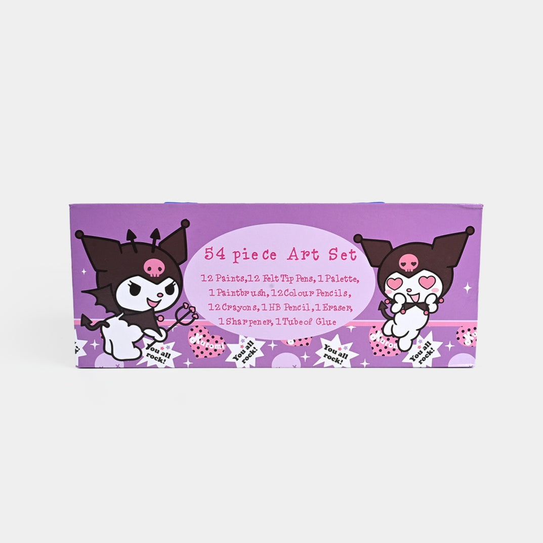Kuromi Character Theme Color Kit for Kids 54Pcs