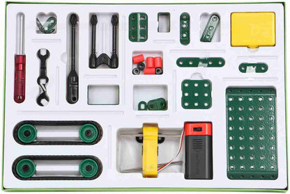 The Mechanix Battle station 2 Engineering system is designed for creative minds and promotes STEM education. With 118 pieces and 5 models to build, it provides hands-on learning and encourages critical thinking and problem-solving skills.