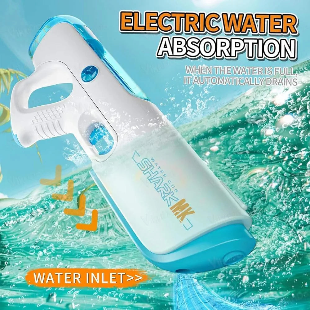 Lumo  Rechargeable Electric Water Gun Toy Automatic Water Absorption Function Self-Filling, Holi Pichkari