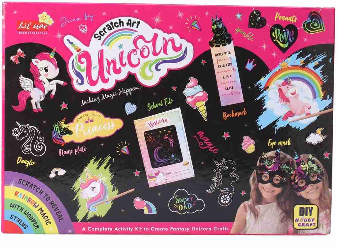 Scratch art Unicorn Create Artistic Drawings Scratch Out To Reveal Art