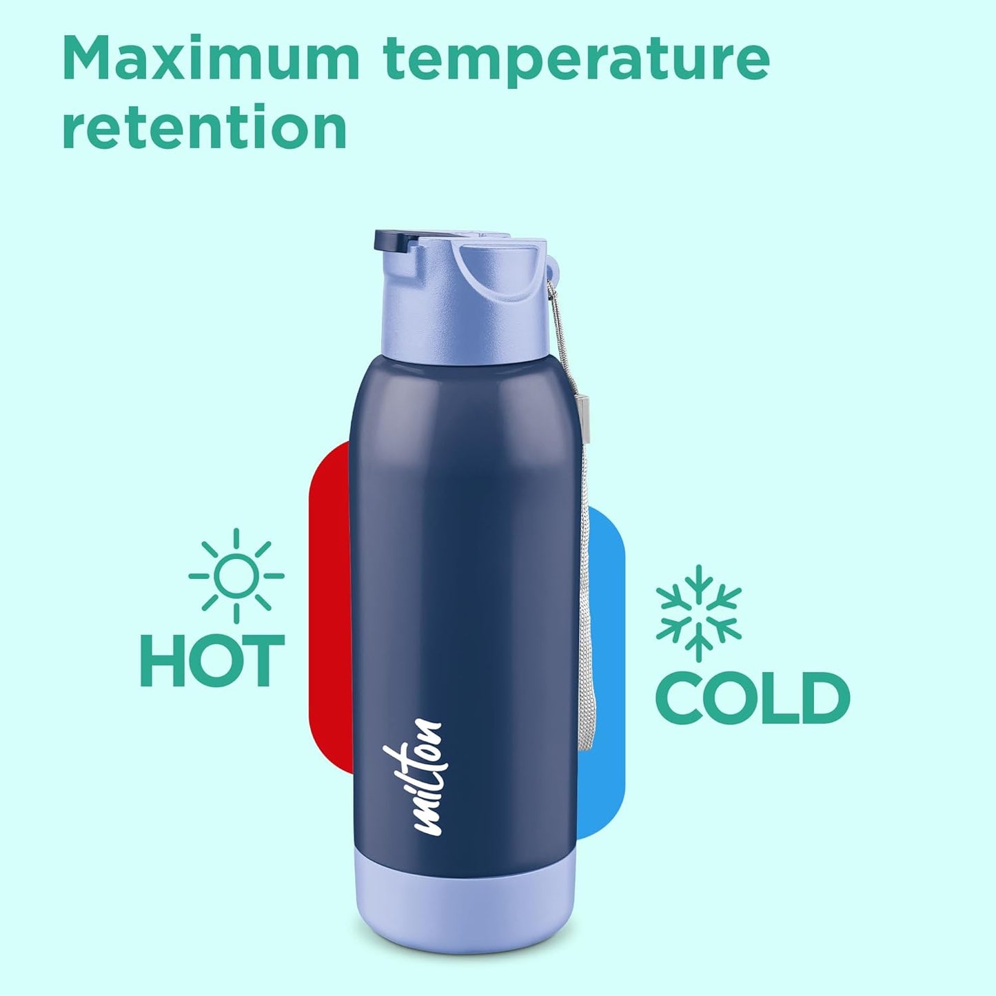Milton steel Thermoware Steel Swag 600 Stainless Steel Bottle