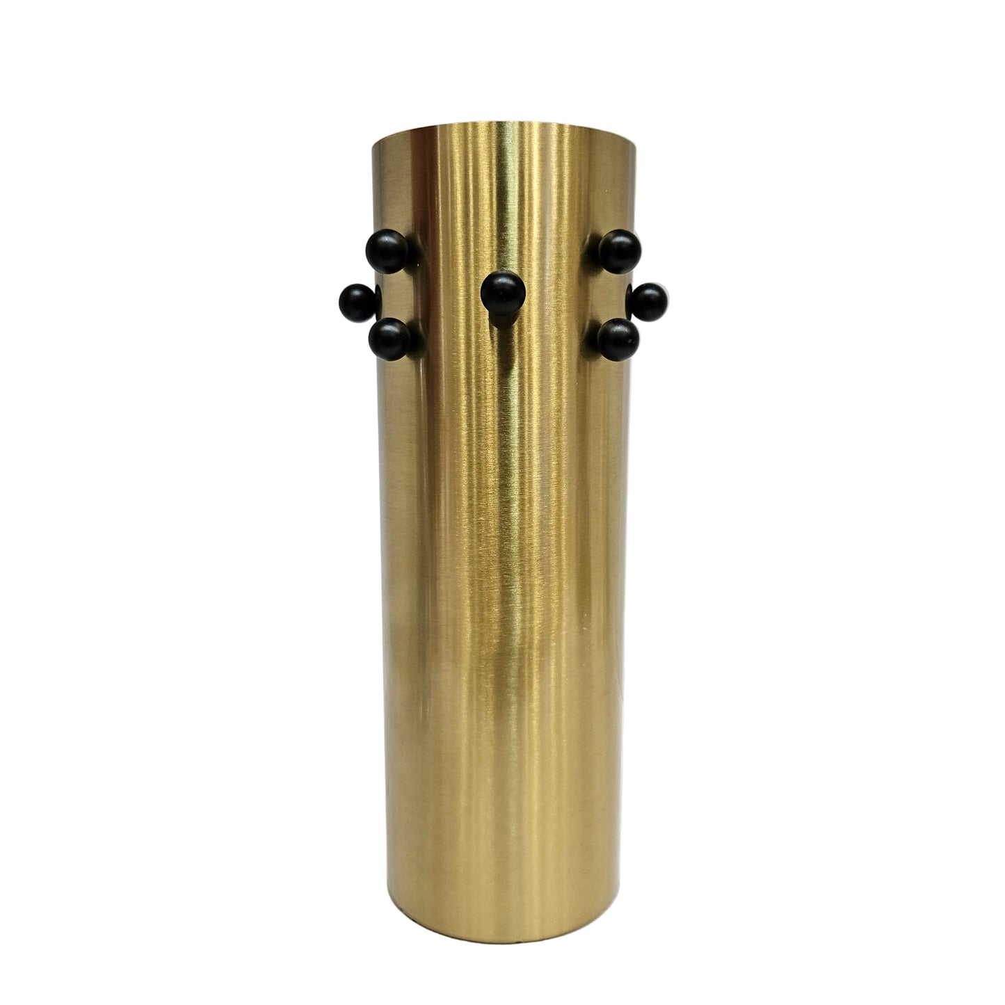 Aluminium Home Decor Modern Golden Glossy Flower Vase, For Decoration