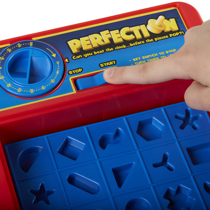 Perfection plus! Duel mode includes two set of shapes