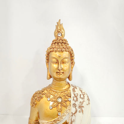 Beautiful Buddha with lotus flower Idol Statue for Home & Garden Beautiful Home Decor Items for Living Room