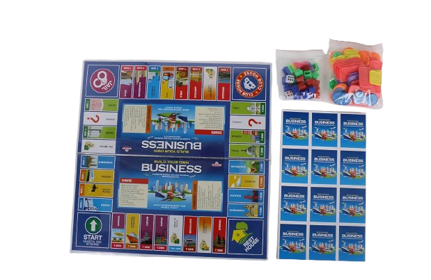 Olympia Build Your Own Business Board Game Of Buying, Selling, Renting, Trading & Mortgaging With Laminated Pvc Board For Kids, Family & Friends, Fun & Entertainment Play