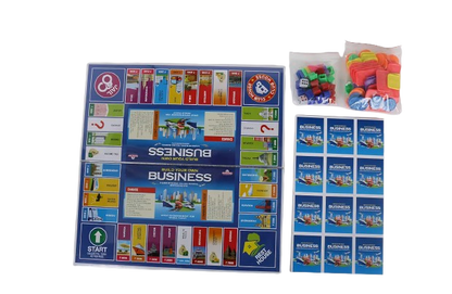 Olympia Build Your Own Business Board Game Of Buying, Selling, Renting, Trading & Mortgaging With Laminated Pvc Board For Kids, Family & Friends, Fun & Entertainment Play