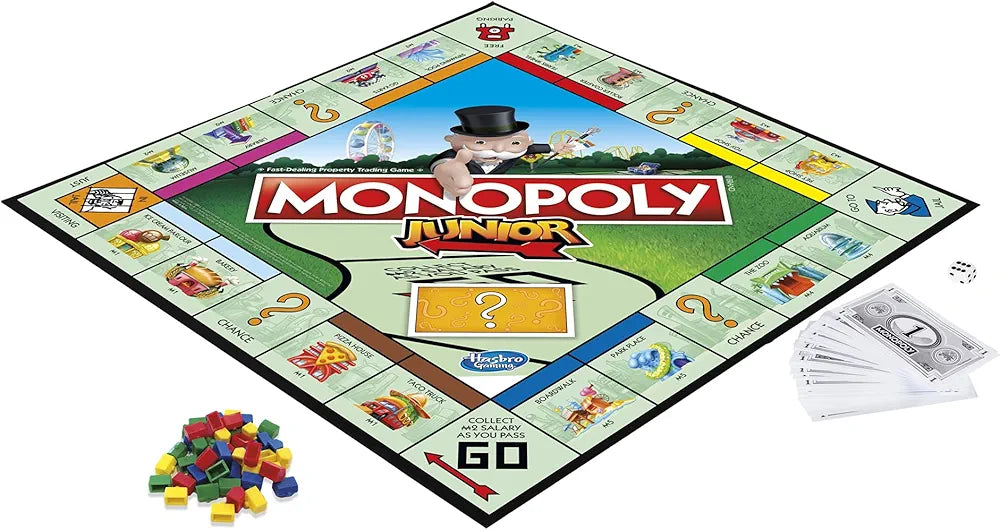 Monopoly Kid's Great Introduction to The Junior Board Game for Ages 5 and Up