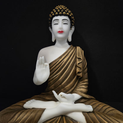 Meditating Blessing Buddha Statue Figurine Decorative for Home & Office