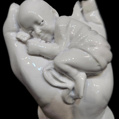 Baby in Mother Hand Idol Statue & showpiece for Home Decor Decoration and Gift