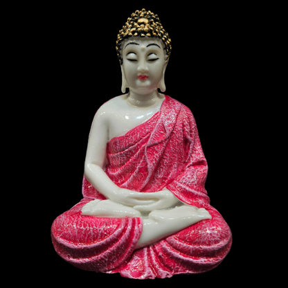 Handcrafted Blessing Lord Buddha Idol | Serene Home, Office Decor | Perfect for Offices, Meditation Rooms | Gift for Housewarmings, Diwali