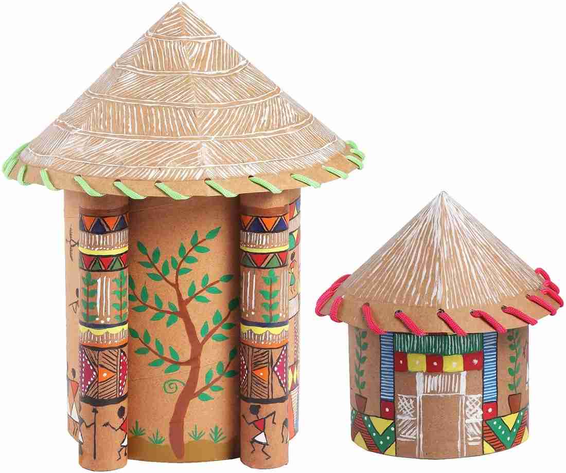 Warli House Create Houses Using Art Of Warli DIY Kit Safe For Kids