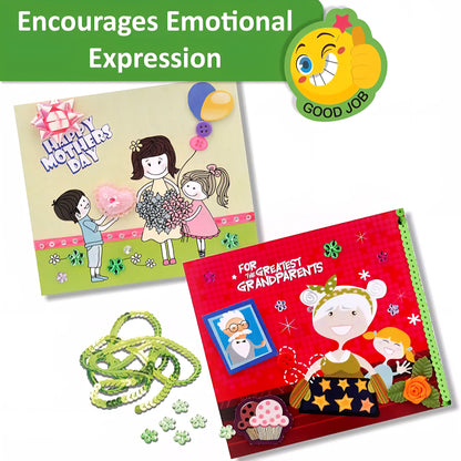 Happy kidz Make your own Greeting cards craft kit set to enhance creative skills in your kids