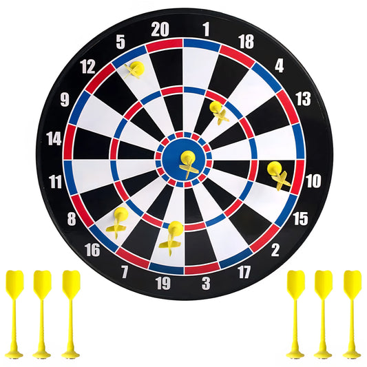 Magnetic Dart Board with Darts for Adult Indoor and Outdoor Game for Kids with 6 Darts