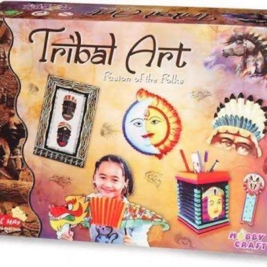 Traditional Tribal Art & Craft Activity Kit for Kids, Age 6+ (Both Boys & Girls) Gift for Kids