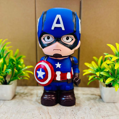 Spiderman & Captain America edition cute money bank for Kids