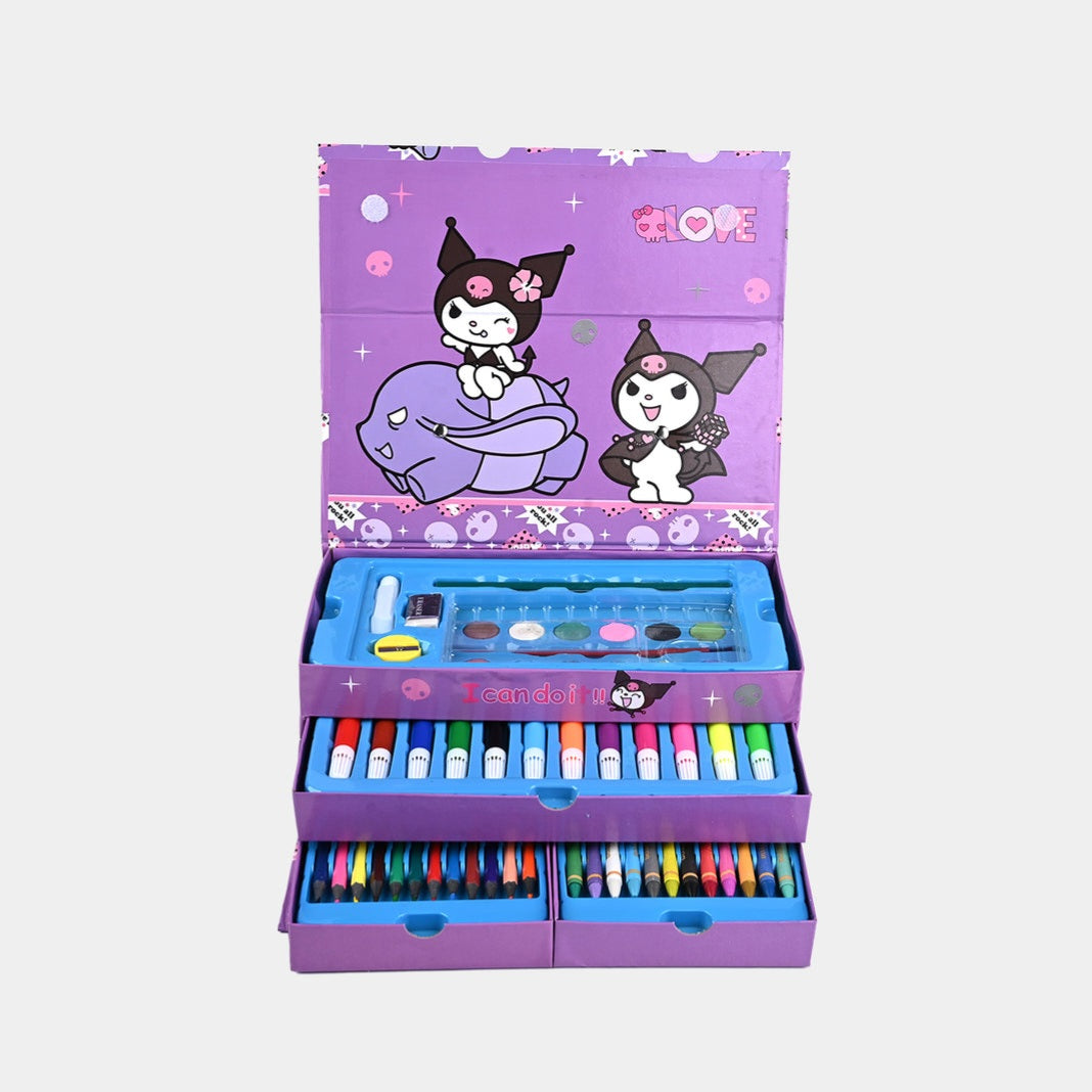 Kuromi Character Theme Color Kit for Kids 54Pcs