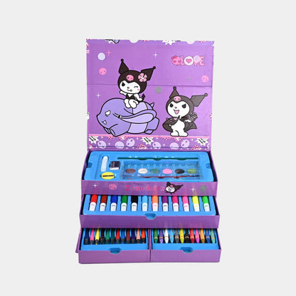 Kuromi Character Theme Color Kit for Kids 54Pcs