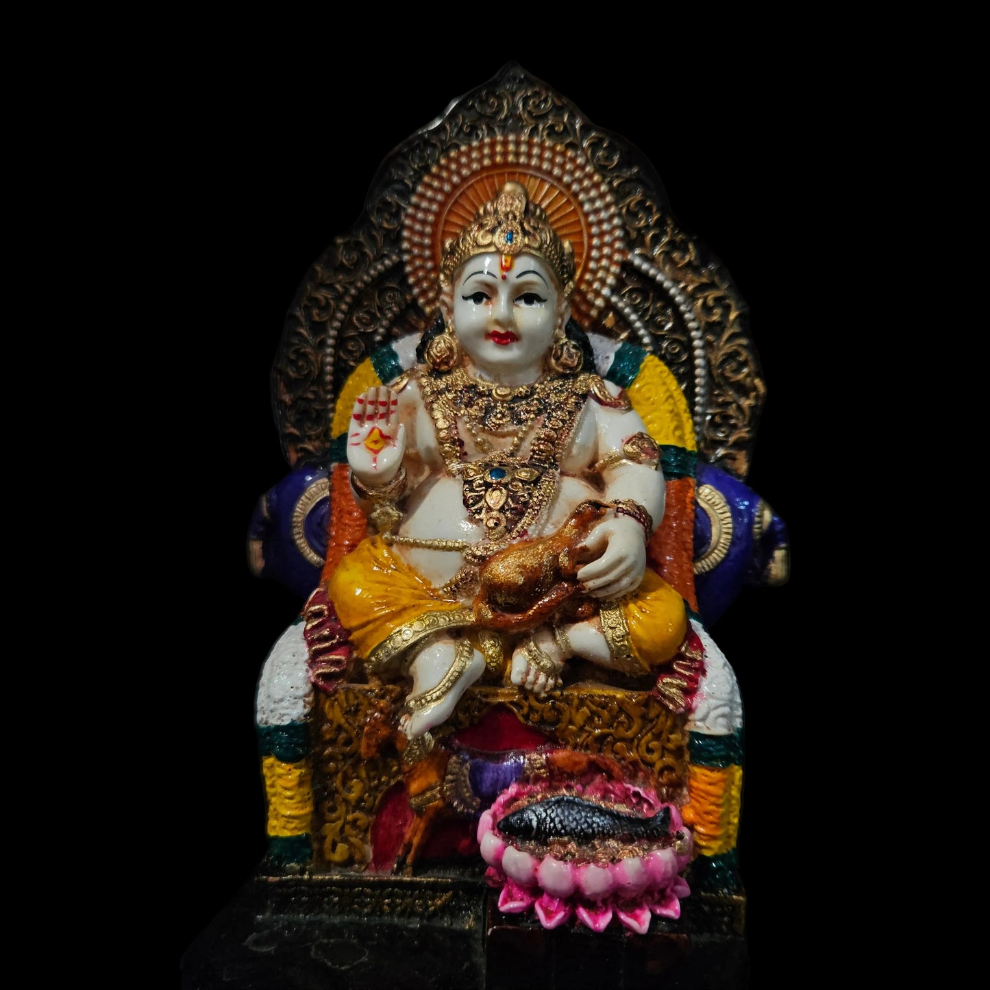 Kuber Ji Murti-Kuber Idol for Home Temple-Showpieces for Temple & Décor
