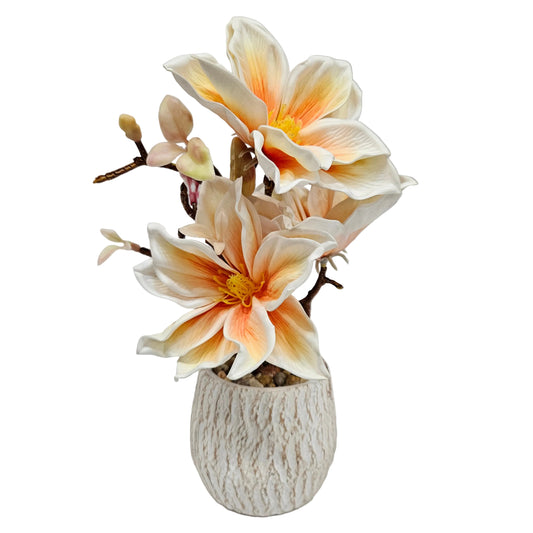 Artificial plants with Leaves for Home Vases Decor Artificial Large PU Flowers for Wedding Bridal Bouquet Floral Arrangement for Table Centerpiece