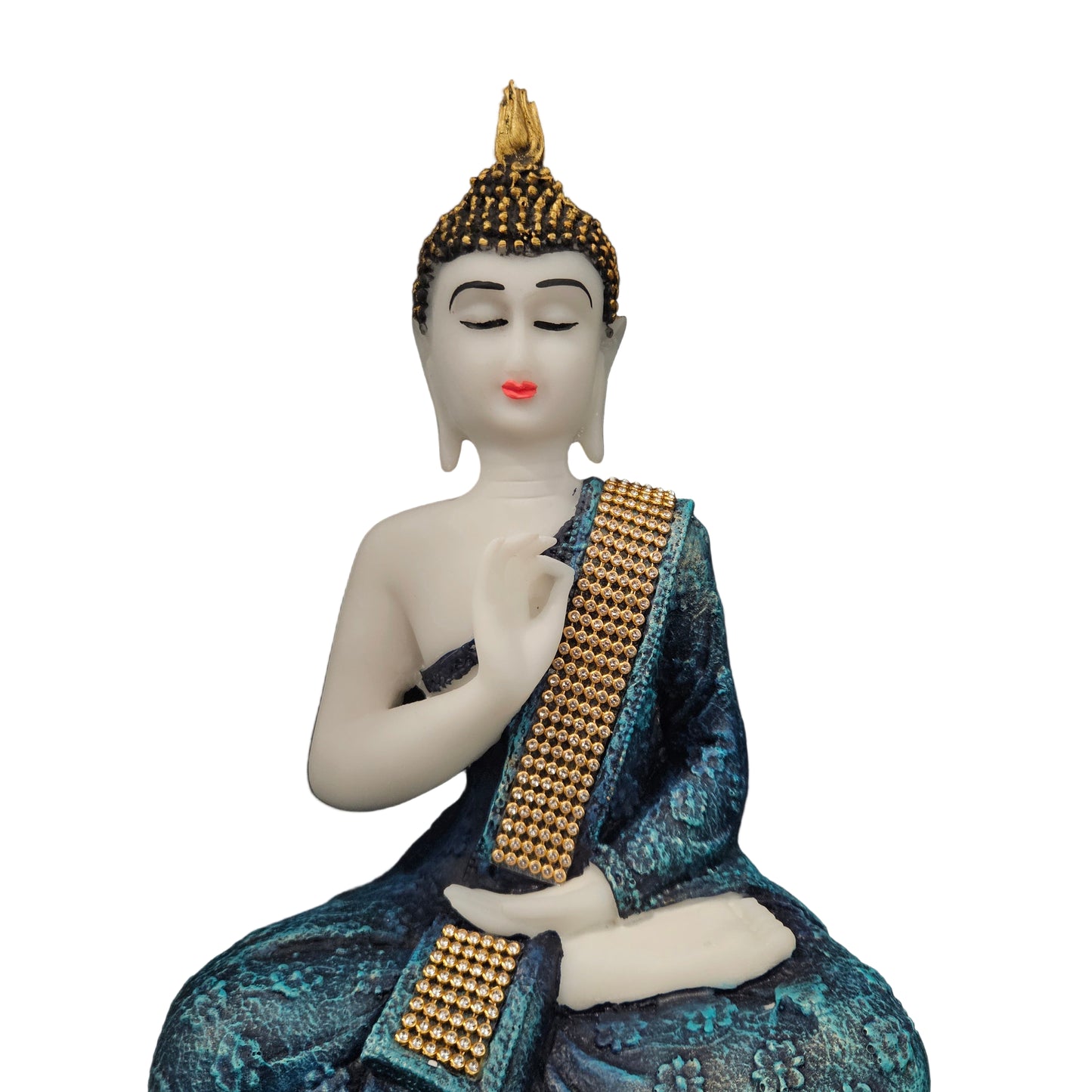 Meditating Blessing Buddha with attractive Statue Figurine Decorative for Home & Office