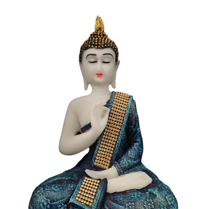 Meditating Blessing Buddha with attractive Statue Figurine Decorative for Home & Office